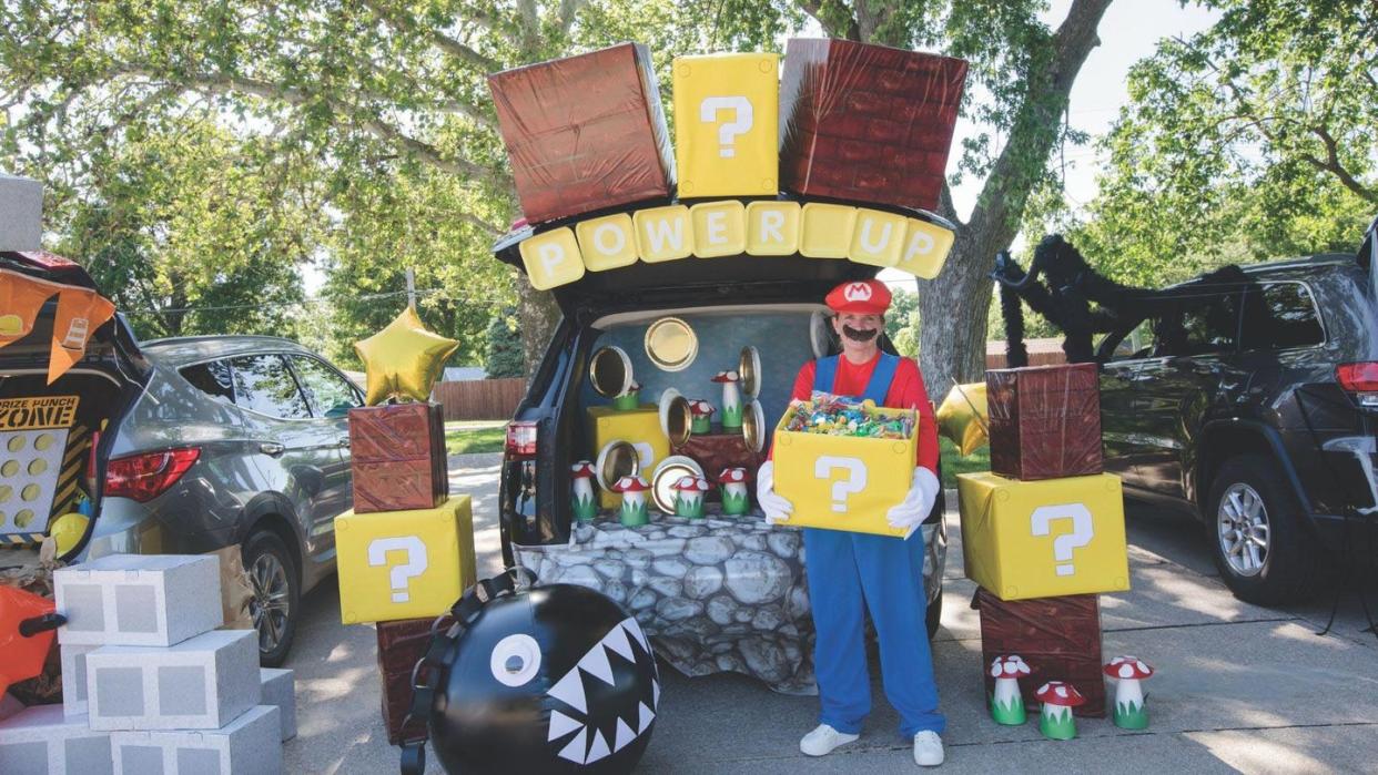 trunk or treat ideas super mario