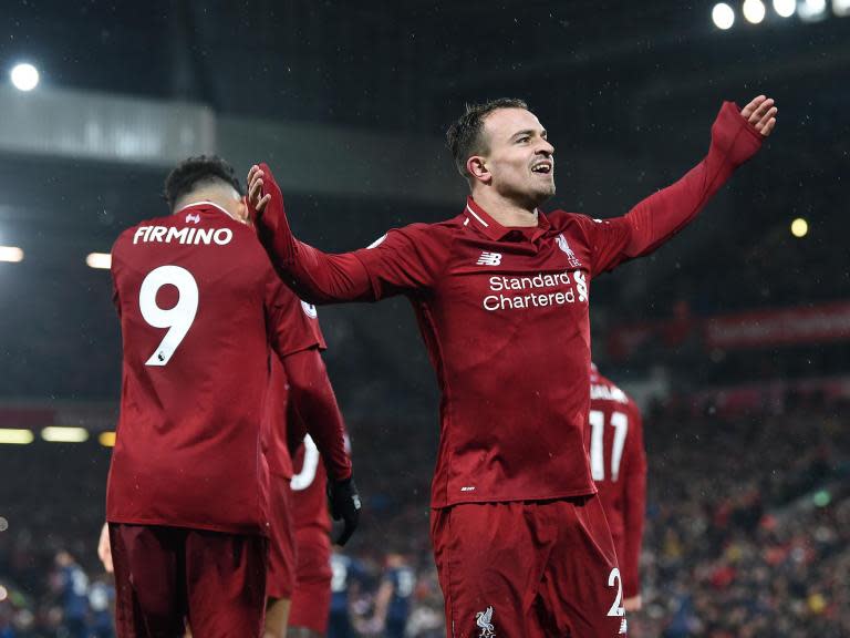 Xherdan Shaqiri not surprised Liverpool dominated 'defensive' Manchester United