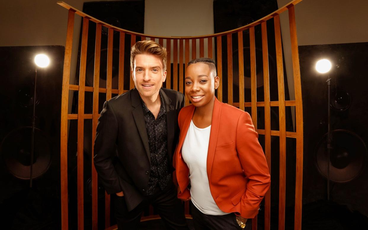 Greg James and Dotty, DJs from Radio 1 and 1Xtra, will host the primetime BBC One programme, Sounds Like Friday Night - PA