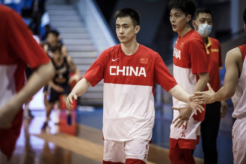 ▲中國隊趙繼偉跟中華隊李漢昇等人發生衝突（圖／FIBA提供）