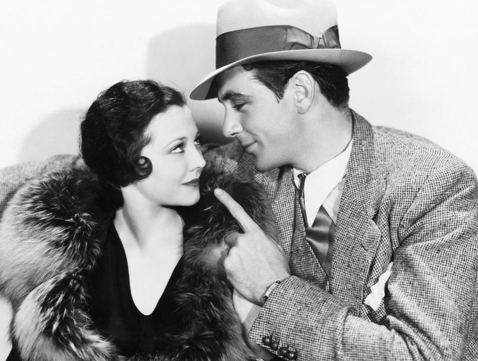 Sylvia Sidney and Gary Cooper in a promotional still from City Streets (1931)