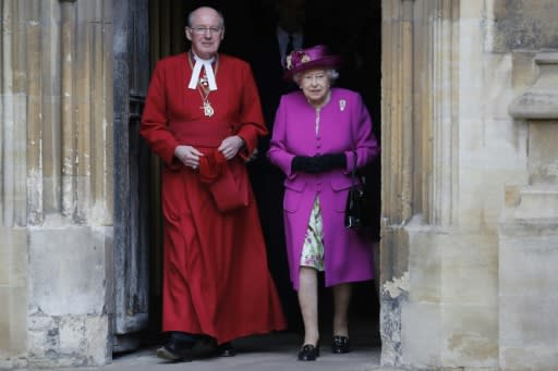 David Conner, seen here with the Queen, has been the dean of Windsor since 1998