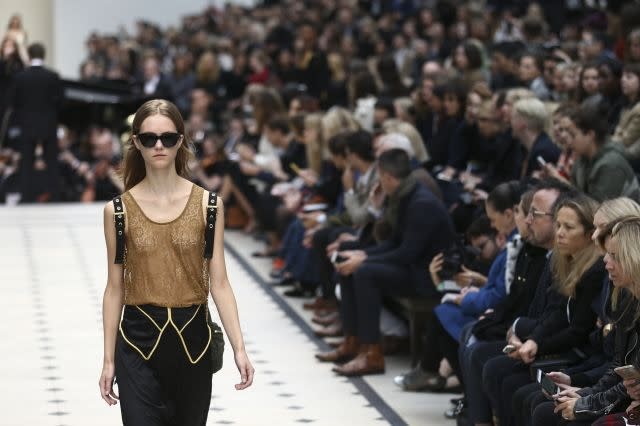 Burberry reclaims its infamous check in a casually eclectic London fashion  week show