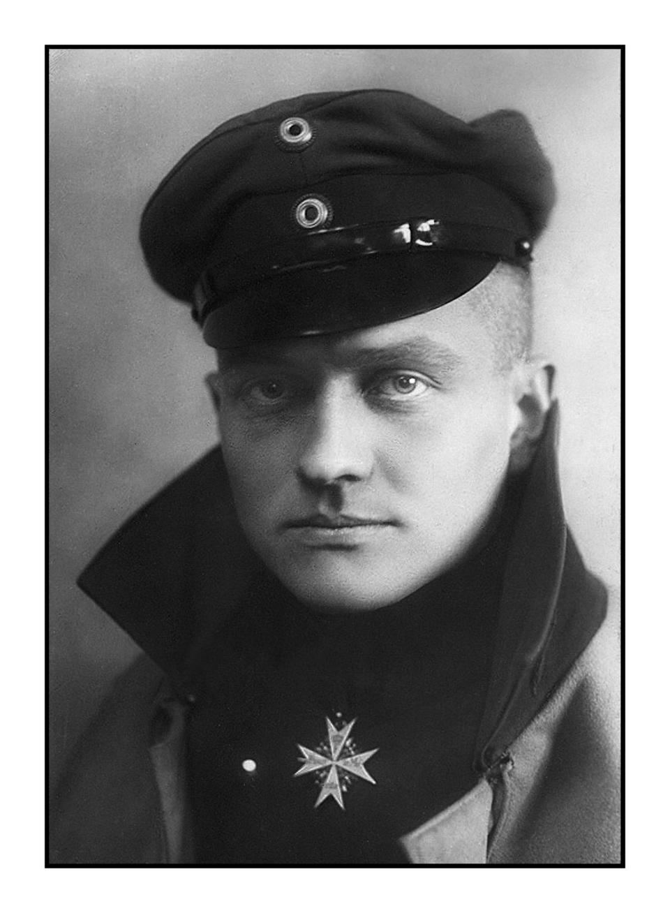 Hermann von Richthofen's great-uncle Manfred von Richthofen, 'the Red Baron' - Shawshots/Alamy