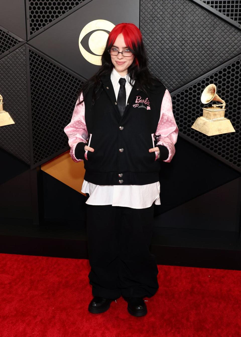 billie eilish at 66th grammy awards