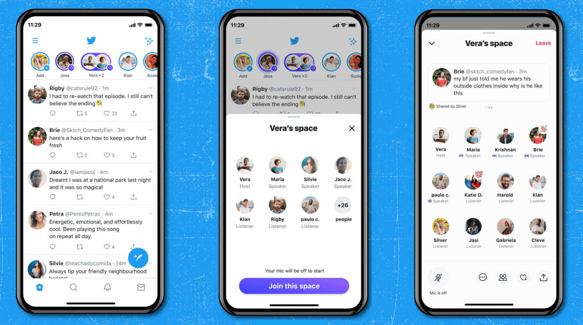 Twitter test shows you the Spaces your friends are listening to