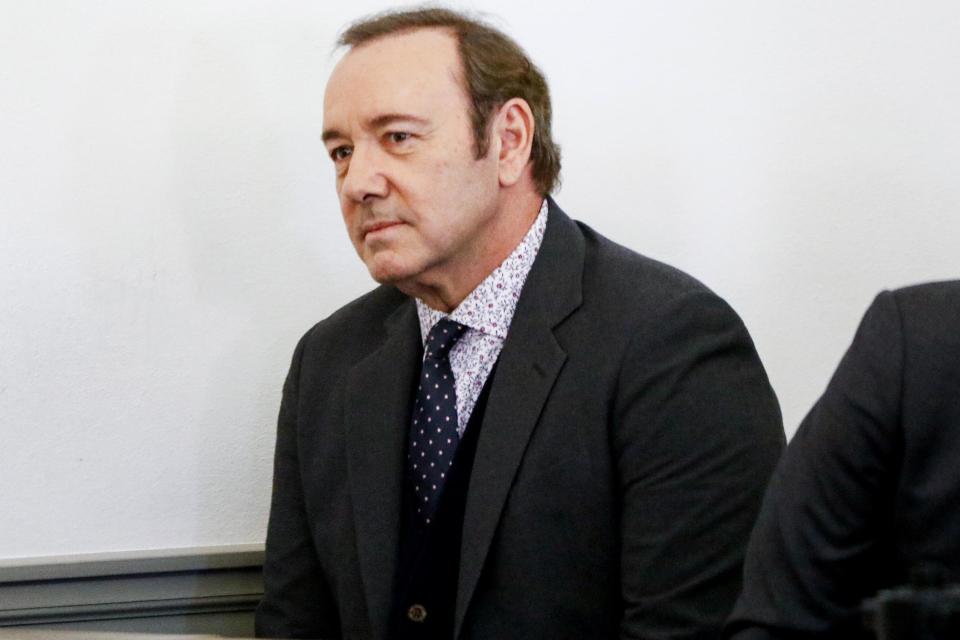 Kevin Spacey attends his arraignment for sexual assault charges at Nantucket District Court on 7 January, 2019 in Nantucket, Massachusetts: Nicole Harnishfeger-Pool/Getty Images