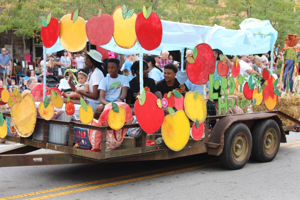 The 75th North Carolina Apple Festival wrapped up with the King Apple Parade along Main Street in Hendersonville on Labor Day, Sept. 6, 2021.