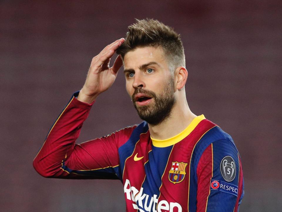 Barcelona defender Gerard Pique (REUTERS)