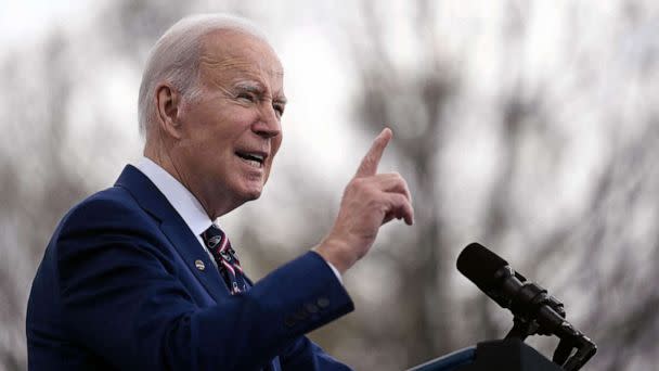 PHOTO: President Joe Biden speaks in Durham, N.C, March 28, 2023. (Jim Watson/AFP via Getty Images)