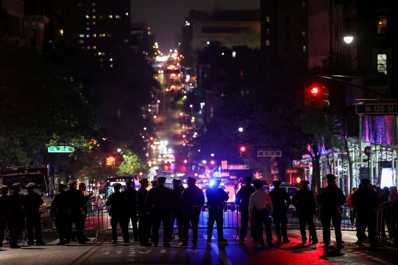 FILE PHOTO: Protests continue on Columbia University campus in support of Palestinians