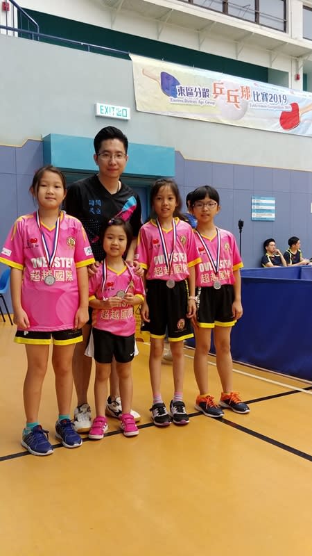 超越乒乓球訓練中心創辦人楊炳昭。