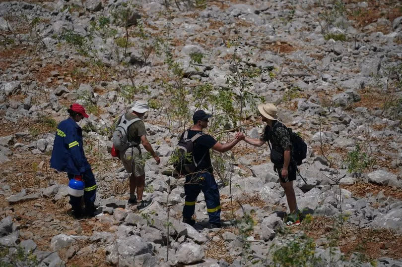 A huge search operation was launched on the Greek island of Symi