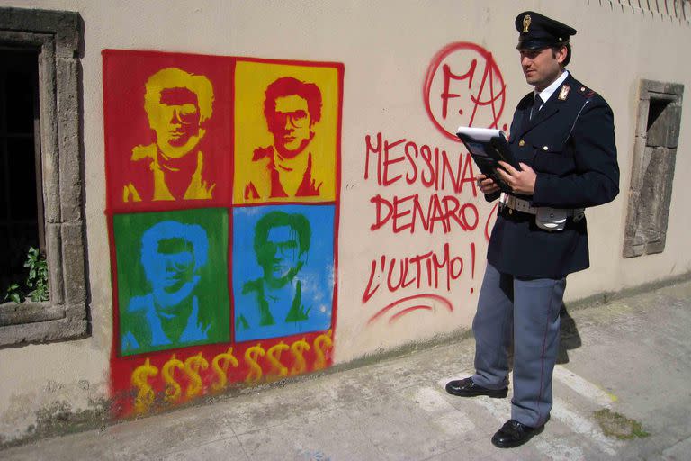 Un escrito en una pared hacía alusión a Matteo Messina Denaro 