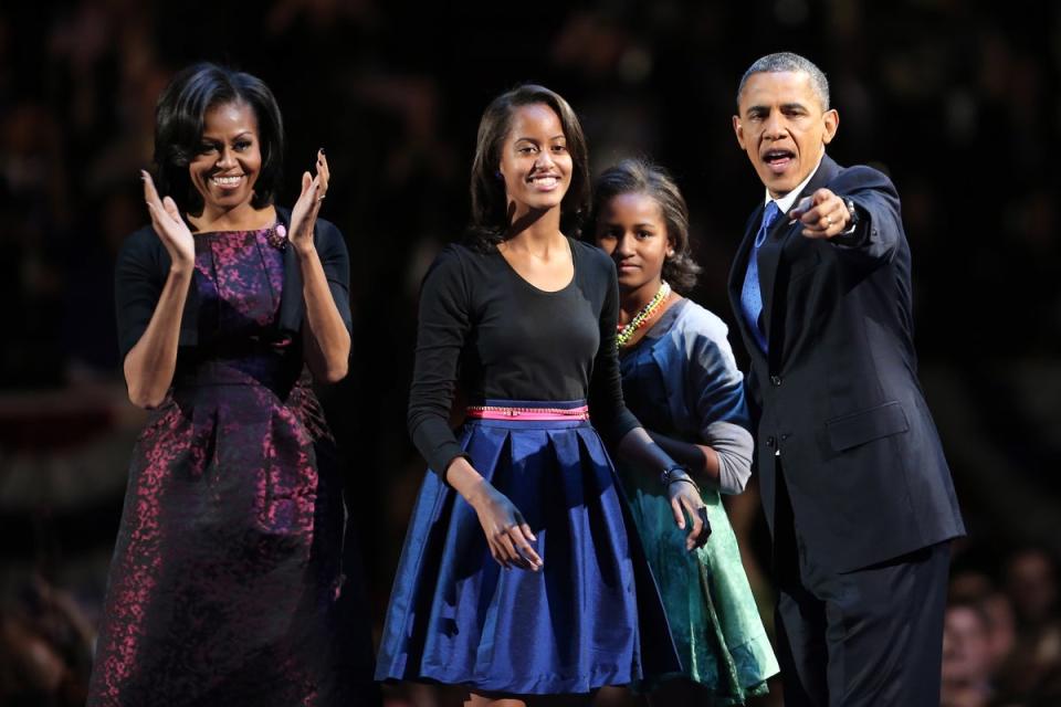 The Obama family (Getty)
