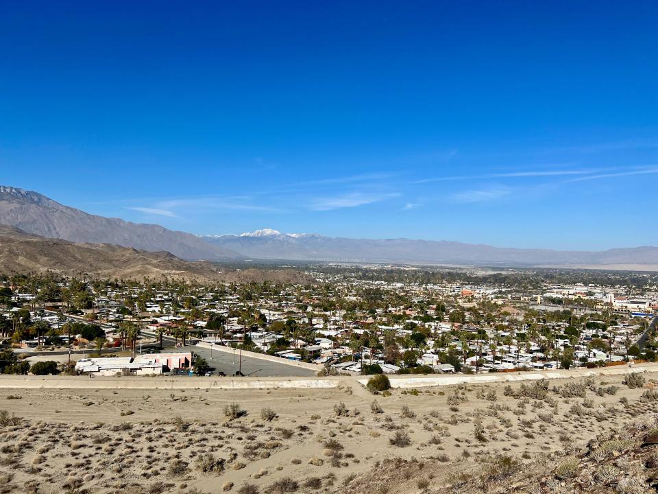 A desert landscape