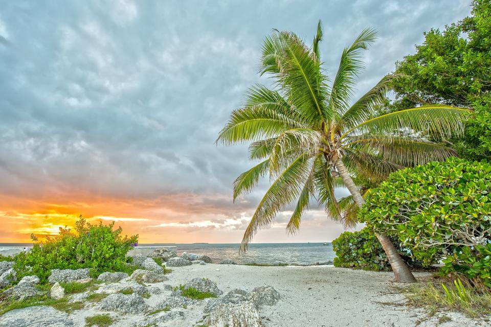 Sunset in Fort Zachary Taylor State Park