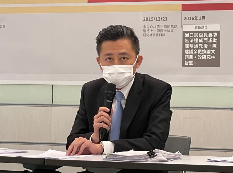 ▲民進黨桃園市長參選人林智堅深陷「論文抄襲」風波，傳將退選桃園市長。（圖／記者王敏旭攝，2022.07.24）