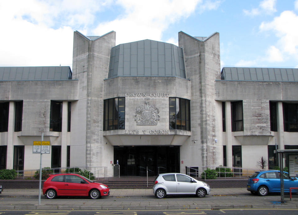 A general view of Swansea Crown Court in Swansea, Wales.