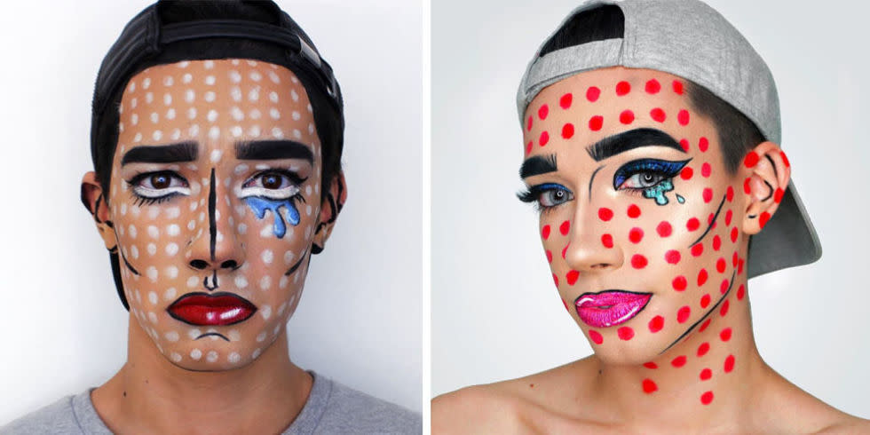 James Charles Recreated One of His First Makeup Looks to Show Far His Skills Have
