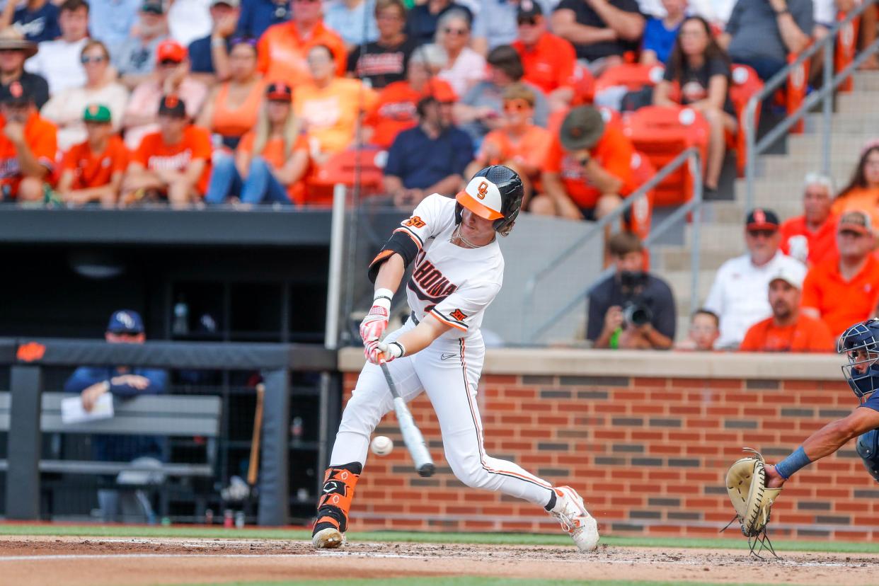 What will Oklahoma State sophomore Carson Benge's role look like as a hitter and pitcher this season? That is to be determined early in the year.