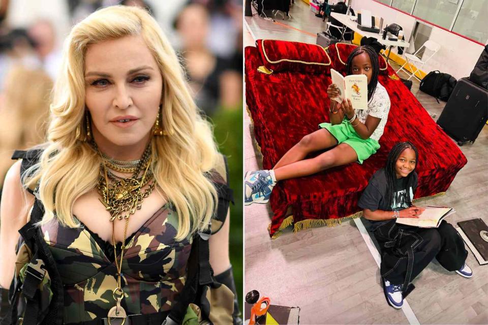 <p>Dimitrios Kambouris/Getty, Madonna/Instagram</p> Madonna