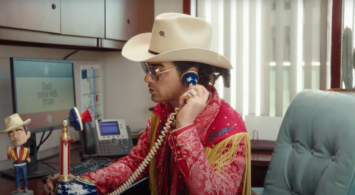 Actor and singer Joe Jonas stars in the newest "Don't mess with Texas" anti-littering ad campaign.