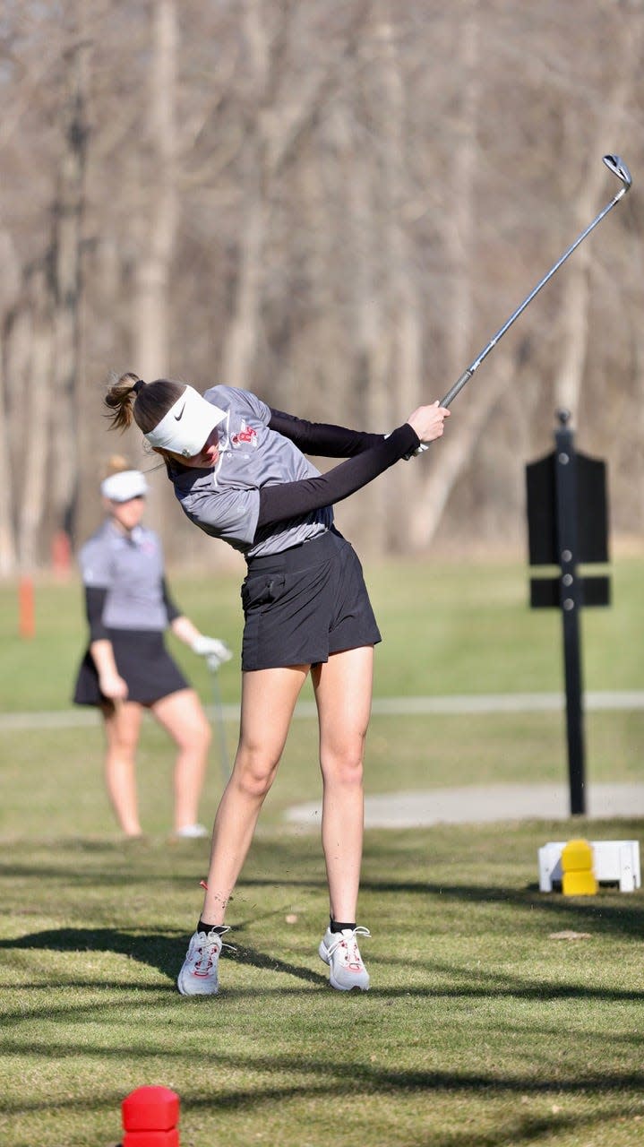 Roland-Story senior girls golfer Makenna Carlson has placed in the top 10 individually at the 2A girls state golf meet three times, including fourth each of the past two seasons.