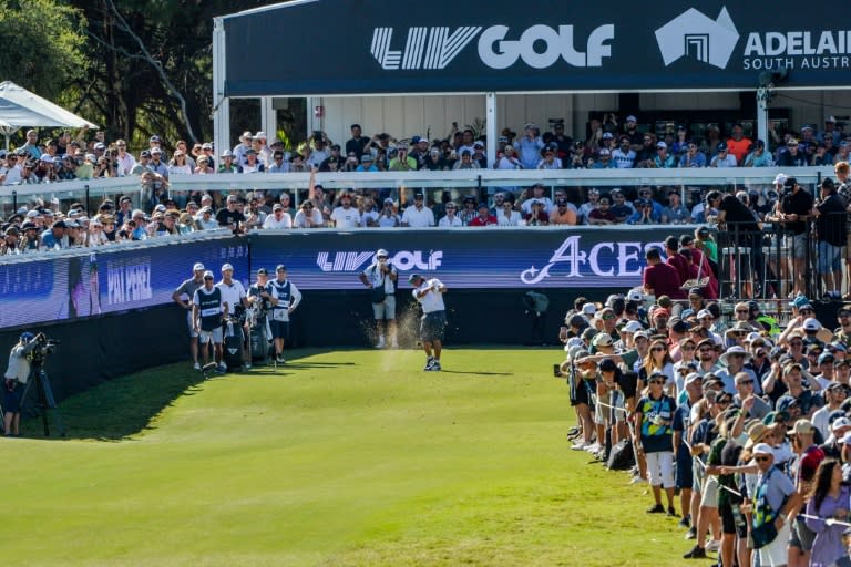 Fans flocked to LIV Golf in Adelaide last year (Brenton Edwards)