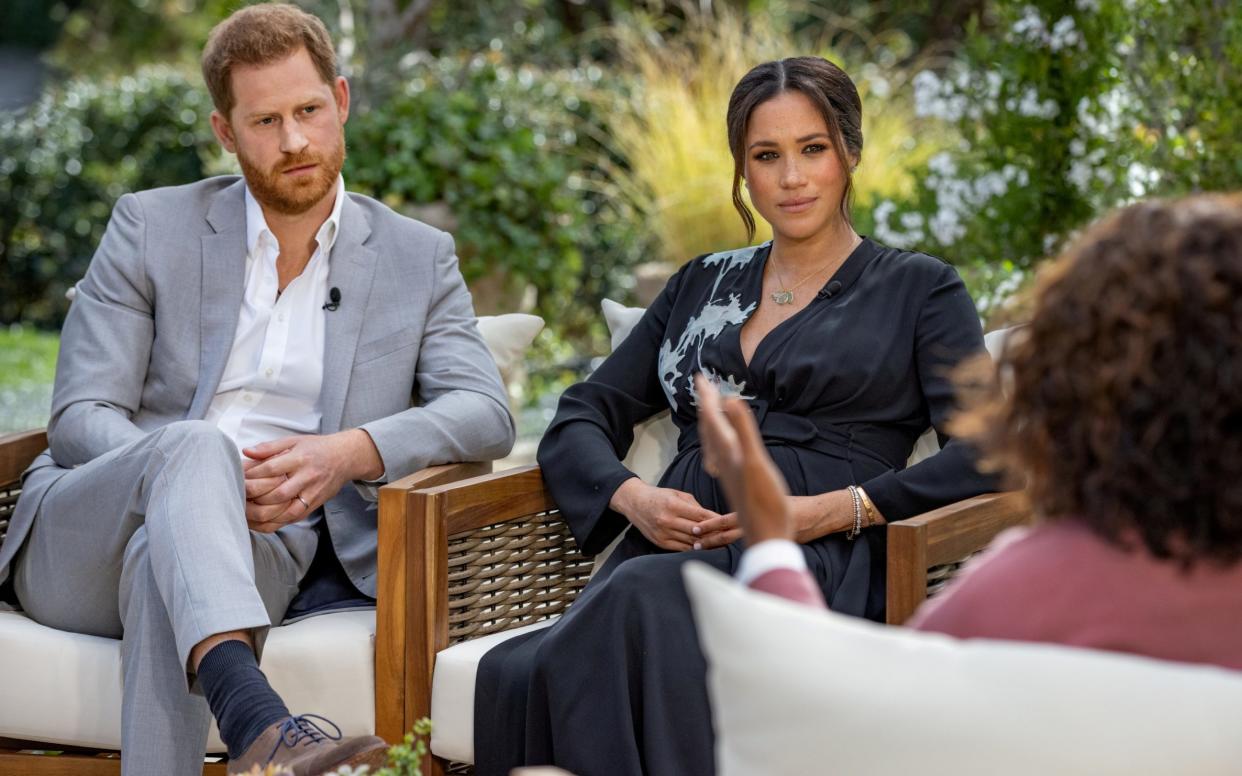 Oprah Winfrey interviews the Duke and Duchess of Susse