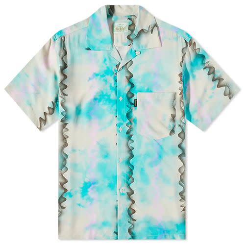 <p><a class="link " href="https://www.endclothing.com/gb/aries-dune-hawaiian-shirt-ctar40105-1105.html" rel="nofollow noopener" target="_blank" data-ylk="slk:SHOP;elm:context_link;itc:0;sec:content-canvas">SHOP</a> </p><p>Reminiscent of stressless days spent sky gazing, Aries’ adaptation of a Hawaiian shirt imagines a laid-back life in America's most <br>paradisal state.</p><p>£175; <a href="https://www.endclothing.com/gb/aries-dune-hawaiian-shirt-ctar40105-1105.html" rel="nofollow noopener" target="_blank" data-ylk="slk:endclothing.com;elm:context_link;itc:0;sec:content-canvas" class="link ">endclothing.com</a></p>