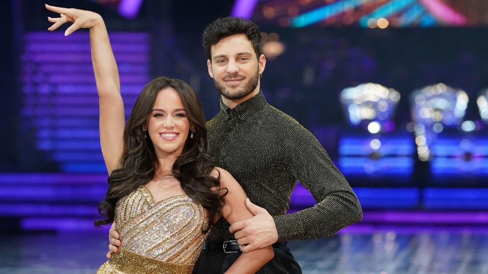 Ellie Leach and Vito Coppola during a photocall for the Strictly Come Dancing Live Tour at the Utilita Arena Birmingham, in Birmingham. Picture date: Thursday January 18, 2024