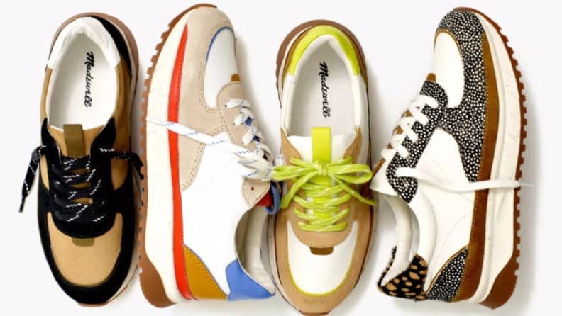 Madewell just dropped some bold sneakers.