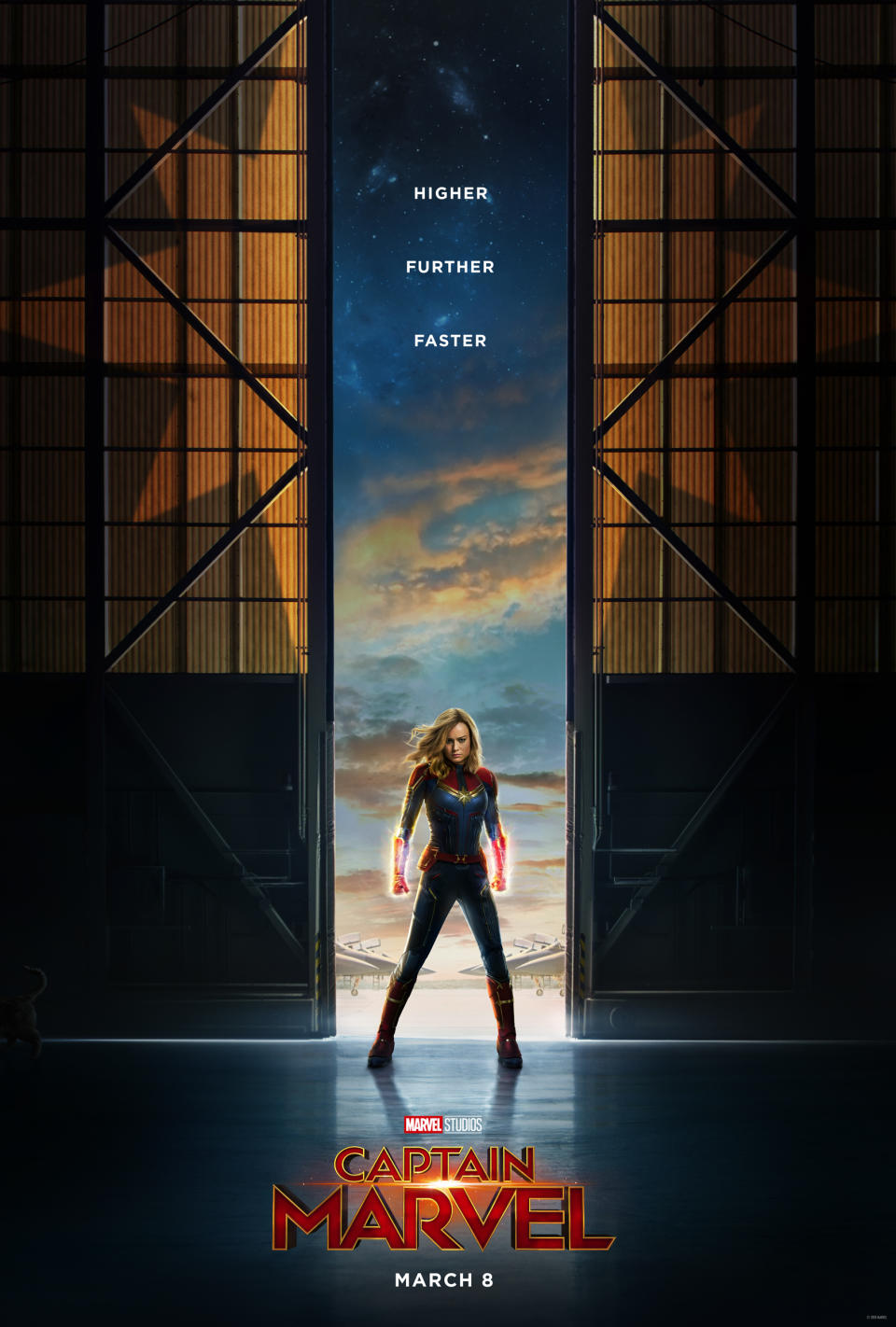 Captain Marvel poster. (Image: Walt Disney Studios)