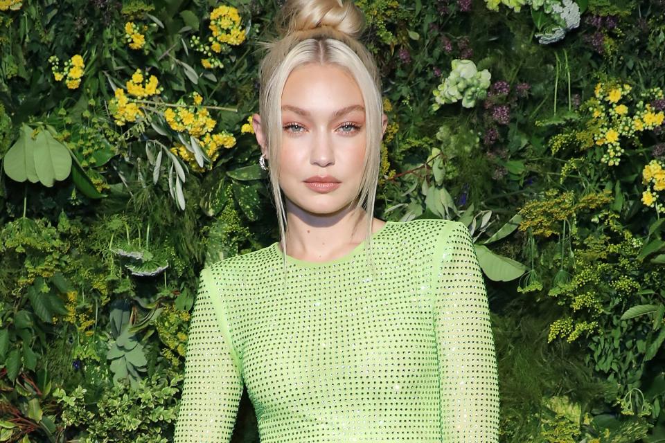 Gigi Hadid attends the British Vogue X Self Portrait Summer Party at Chiltern Firehouse on July 20, 2022 in London, England.