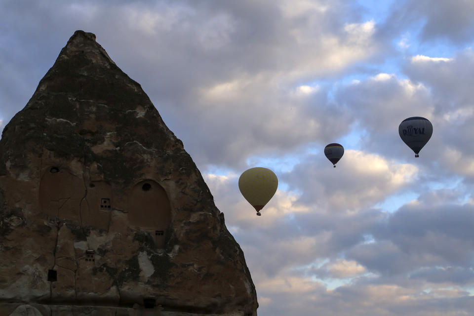 Hot air balloons over Turkey’s Cappadocia