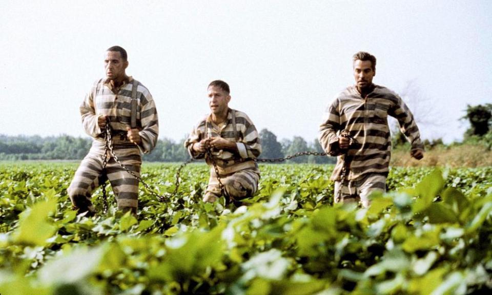 From left: John Turturro, Tim Blake Nelson and George Clooney in O Brother Where Art Thou?