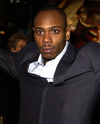 Dave Chappelle at the Hollywood premiere of Ali