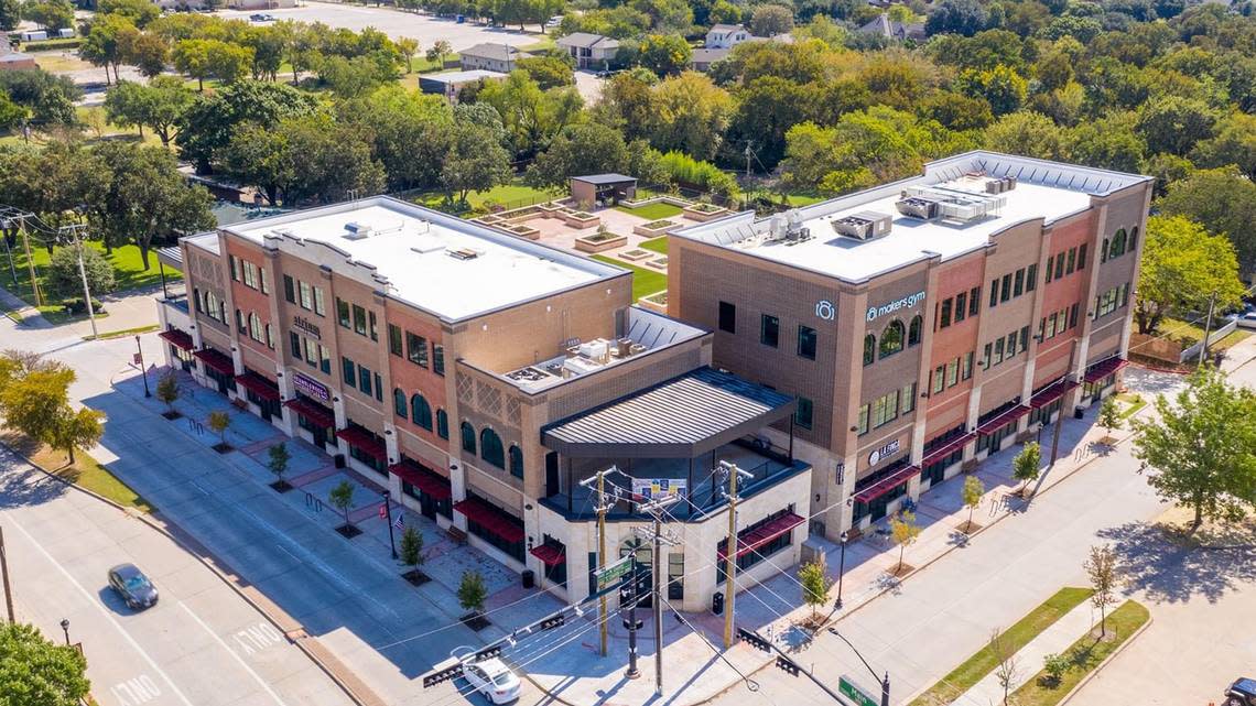 Nack Development’s recent mixed-use project, The Patios at The Rail in Frisco, gives a glimpse of what an upcoming Mansfield development could look like.