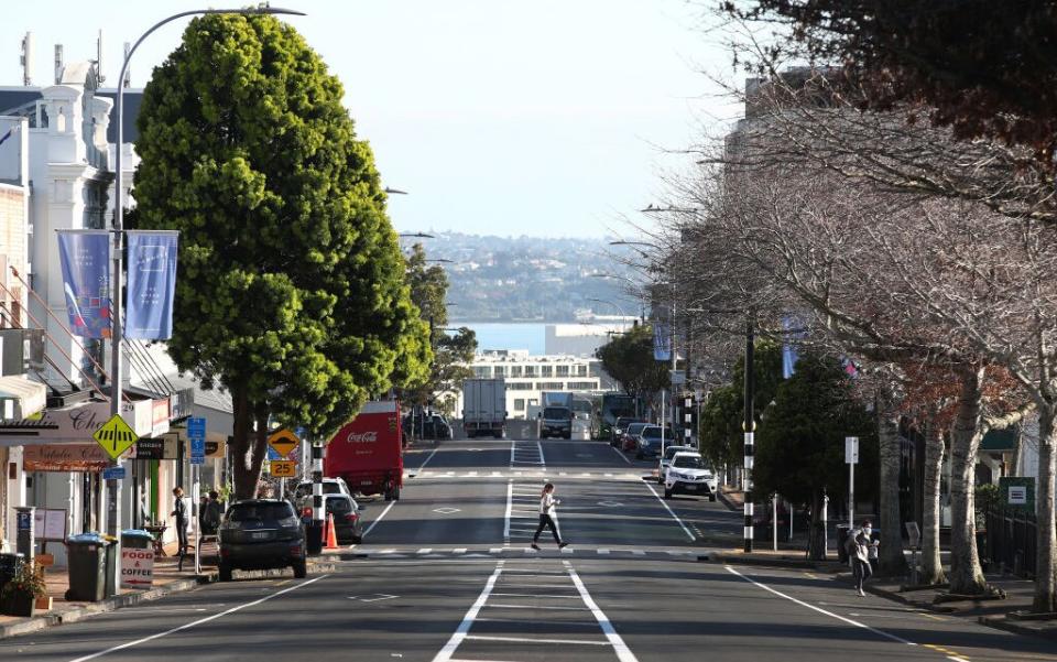 Auckland is under lockdown after the virus returned to New Zealand - getty