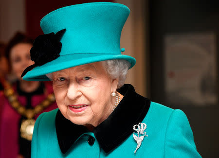 Britain's Queen Elizabeth visits children's charity Coram in London, Britain, December 5, 2018. REUTERS/Toby Melville