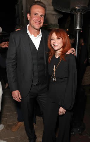 <p> Chelsea Lauren/Shutterstock</p> Jason Segel and Natasha Lyonne