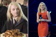 <p>Evanna Lynch spielte Luna Lovegood, eine Klassenkameradin von Ginny Weasley, und ist auch nach dem Aus der Filme dem Franchise treu geblieben: Sie hilft dabei, Mode und diverse andere Accessoires zu designen, die mit dem Potter-Universum in Verbindung stehen. Vor der Kamera stand sie seit 2011 nur noch selten.</p>