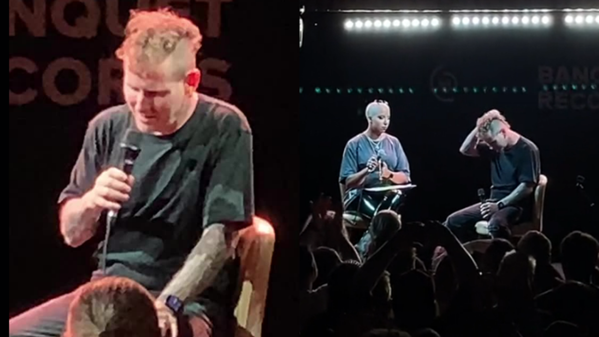 Corey Taylor Covers 'SpongeBob SquarePants' Theme at Solo Show