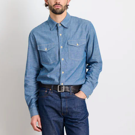 <p><a href="https://go.redirectingat.com?id=74968X1596630&url=https%3A%2F%2Fwww.alexmill.com%2Fproducts%2Ffred-shirt-in-chambray%3F_pos%3D2%26_sid%3D5b38b2eb0%26_ss%3Dr&sref=https%3A%2F%2Fwww.menshealth.com%2Fstyle%2Fg61985223%2Fbest-chambray-shirt%2F" data-i13n="elm:affiliate_link;elmt:premonetized" rel="sponsored" target="_blank" data-ylk="slk:Shop Now;elm:affiliate_link;elmt:premonetized;itc:0;sec:content-canvas" class="link rapid-noclick-resp rapid-with-clickid etailiffa-link">Shop Now</a></p> <p>Fred Shirt In Chambray</p> <p>alexmill.com</p> <p>$165.00</p>