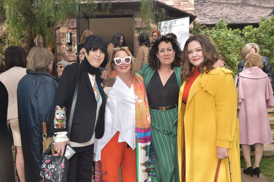 At the home of Diane von Furstenberg, Dawn Hudson, CEO of the Academy of Motion Picture Arts and Sciences; Laura Dern; Ava DuVernay; and Emma Thomas hosted an intimate luncheon honoring the women Oscar nominees.