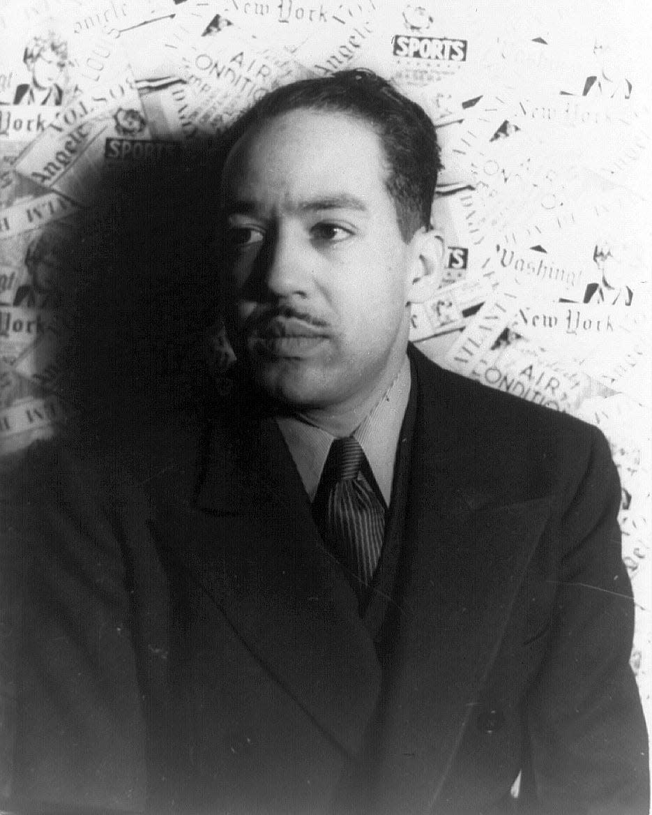 An undated photo of Langston Hughes, prominent Black poet, playwright, novelist, activisit and columnist, who led the Harlem Renaissance movement of the early 20th century.