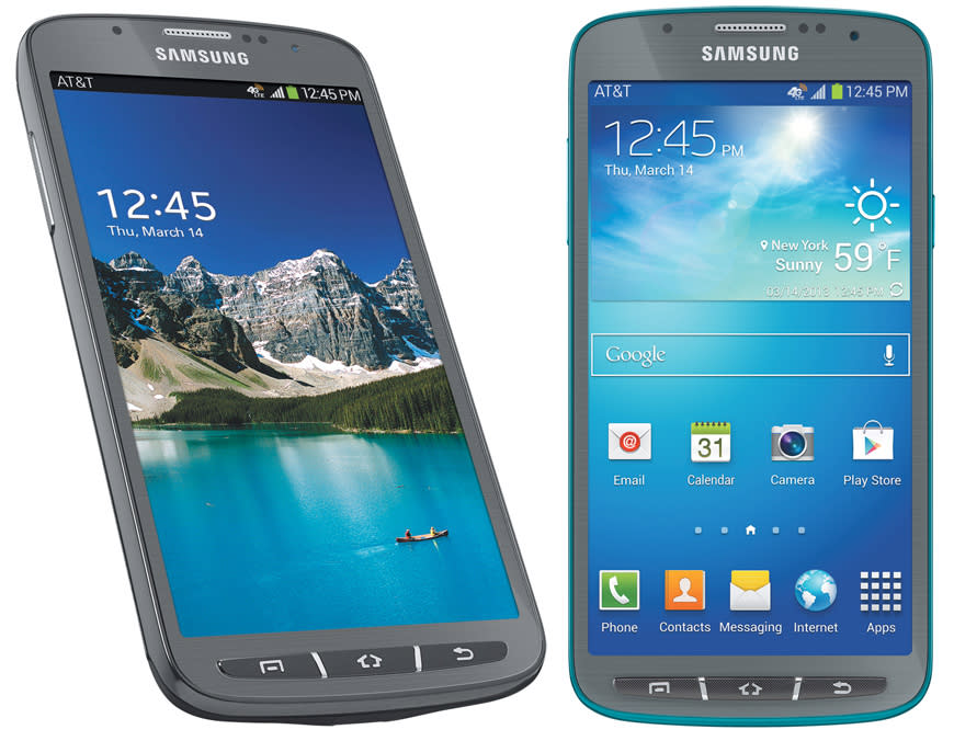 samsung galaxy s4 actif bleu