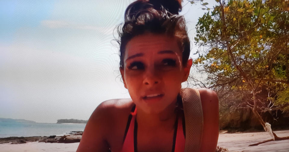 Roxanne Pallett called Eric Roberts ‘very rude’ on Sunday’s Celebrity Island. (Channel 4).