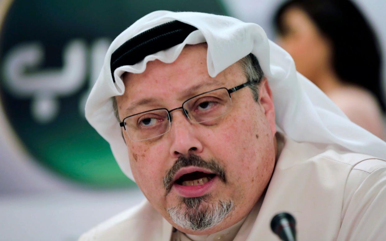 Mr Trump said it “certainly doesn’t look like [Jamal Khashoggi] is around”. - AP